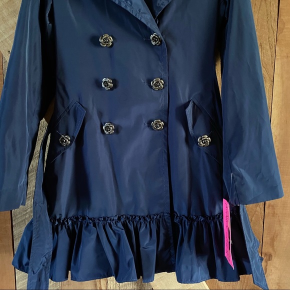 NWT!  Betsey Johnson | Skirted Hem Trenchcoat - Picture 4 of 8